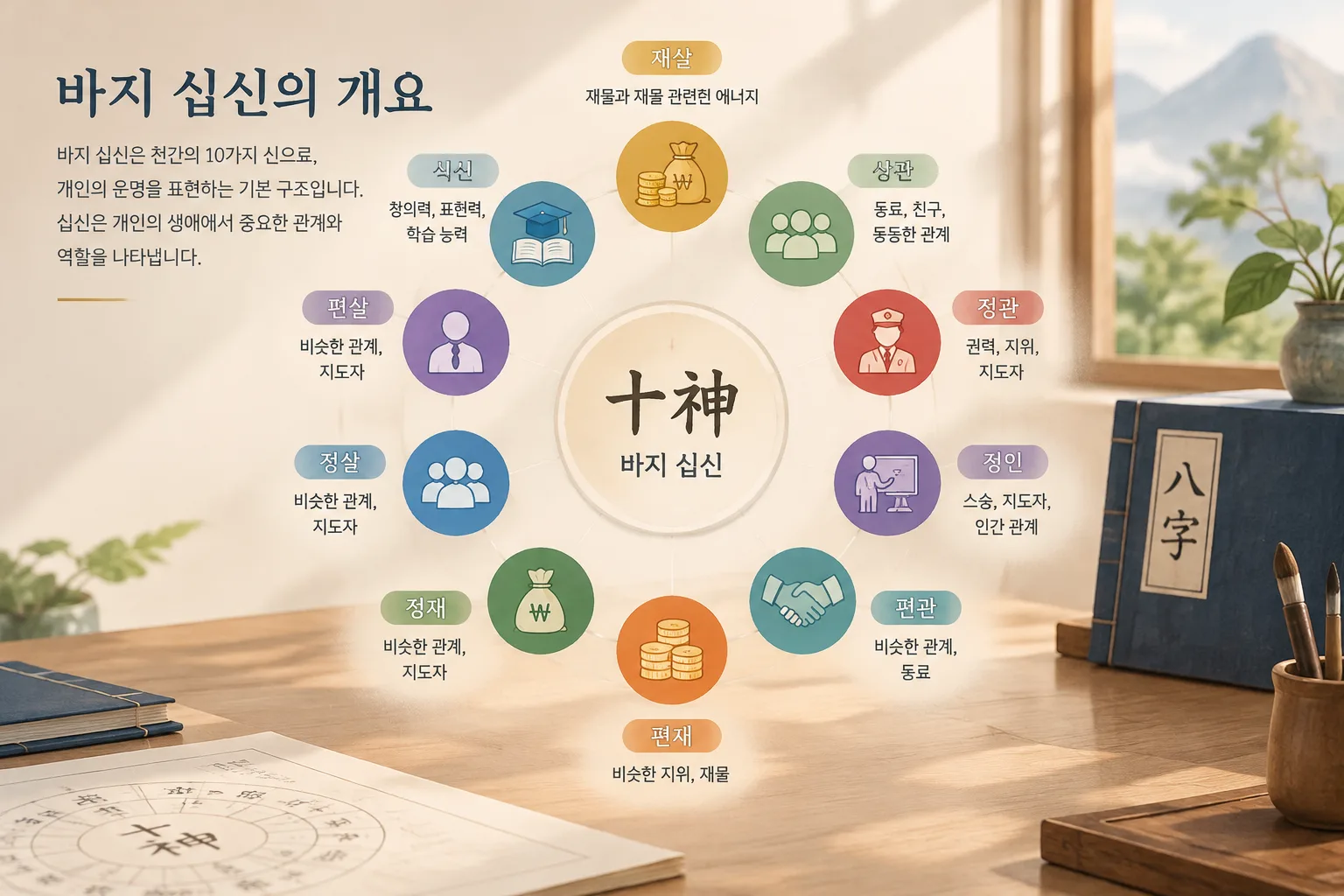 editorial knowledge graph illustration